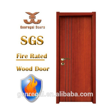 Porta de madeira residencial da prova de fogo BS476 60mins